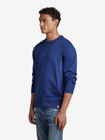 G-Star RAW Trui in Blauw: voorkant