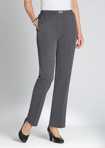 Goldner Regular Trousers 'Martha' in Grey