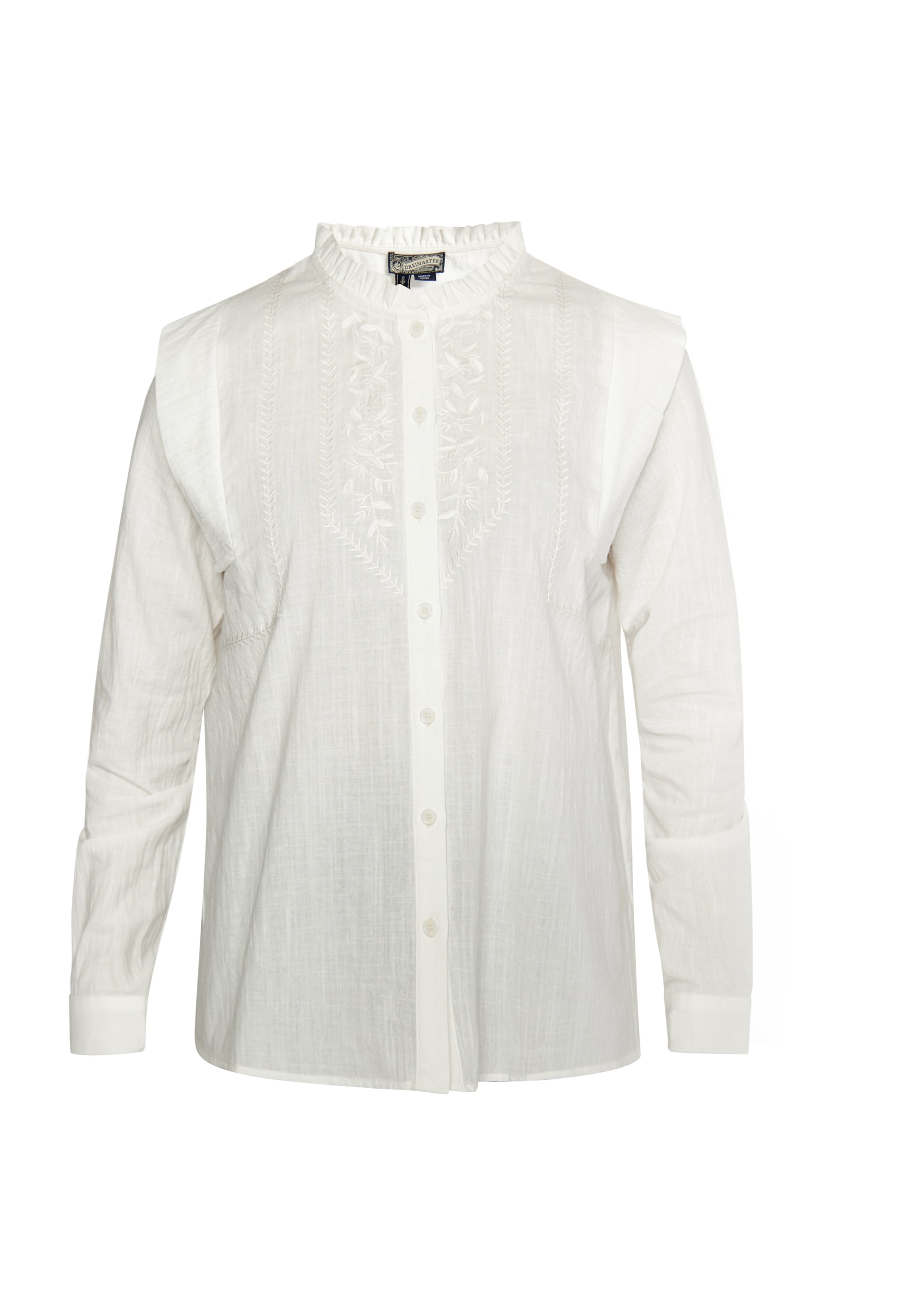 DreiMaster Vintage Μπλούζα σε λευκό: μπροστά