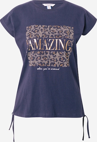 ZABAIONE T-Shirt 'Am44azing' in Blau: predná strana