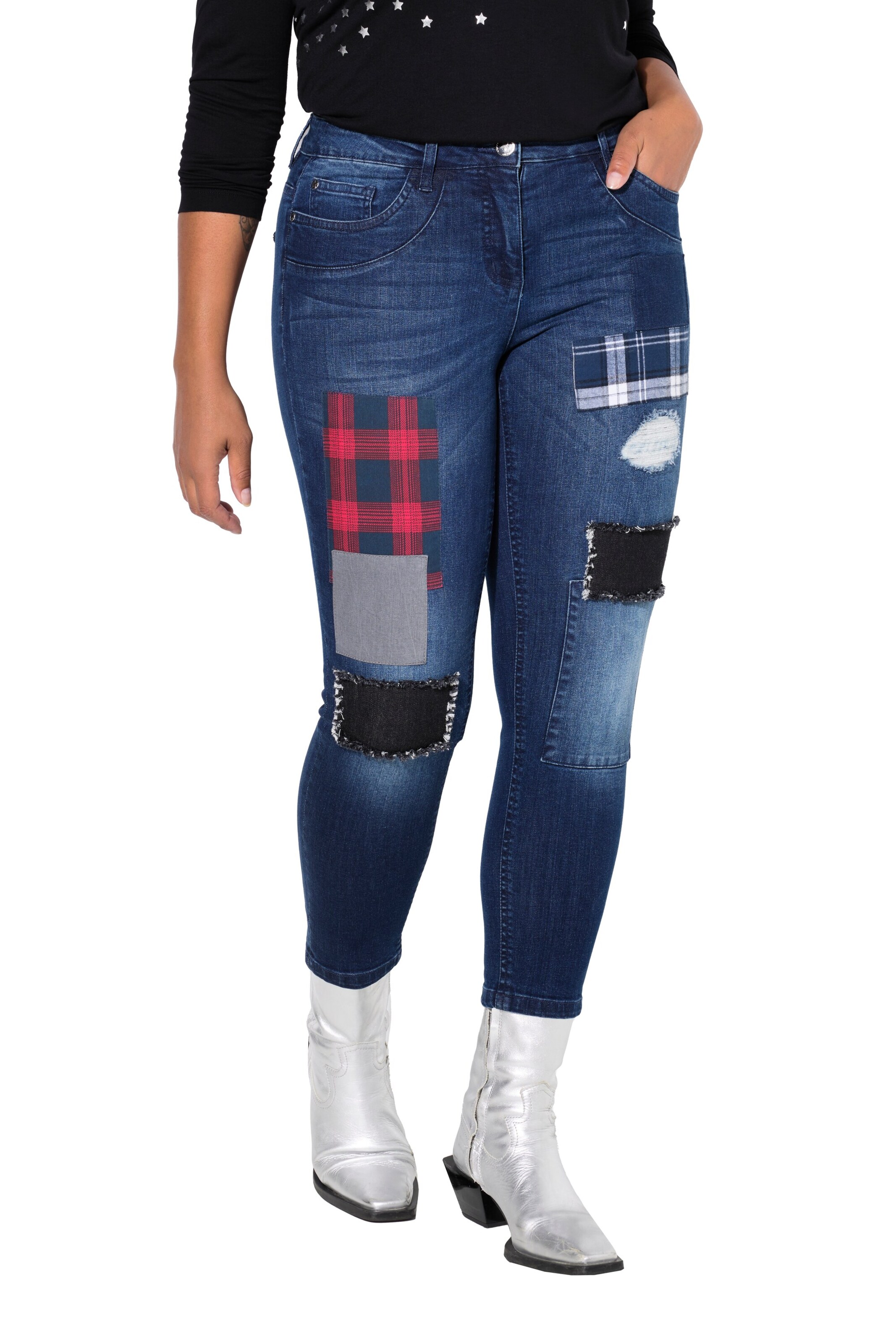 Angel of Style Slim fit Jeans in Blue: front