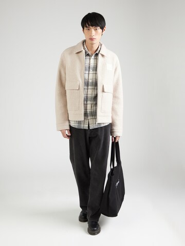 SELECTED HOMME Regular fit Button Up Shirt 'SLHOWEN' in Grey