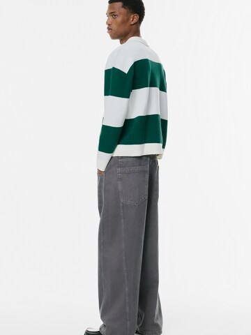 Baggy Jeans de la Pull&Bear pe gri