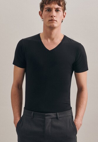 T-Shirt 'Schwarze Rose' SEIDENSTICKER en noir