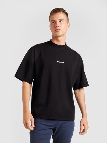 T-Shirt Pegador en noir : devant