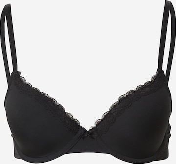 Monki T-shirt Bra in Black: front