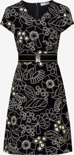 Mademoiselle YéYé Sweatkleid 'Vintage Moments Dress' (GOTS) in schwarz, Produktansicht