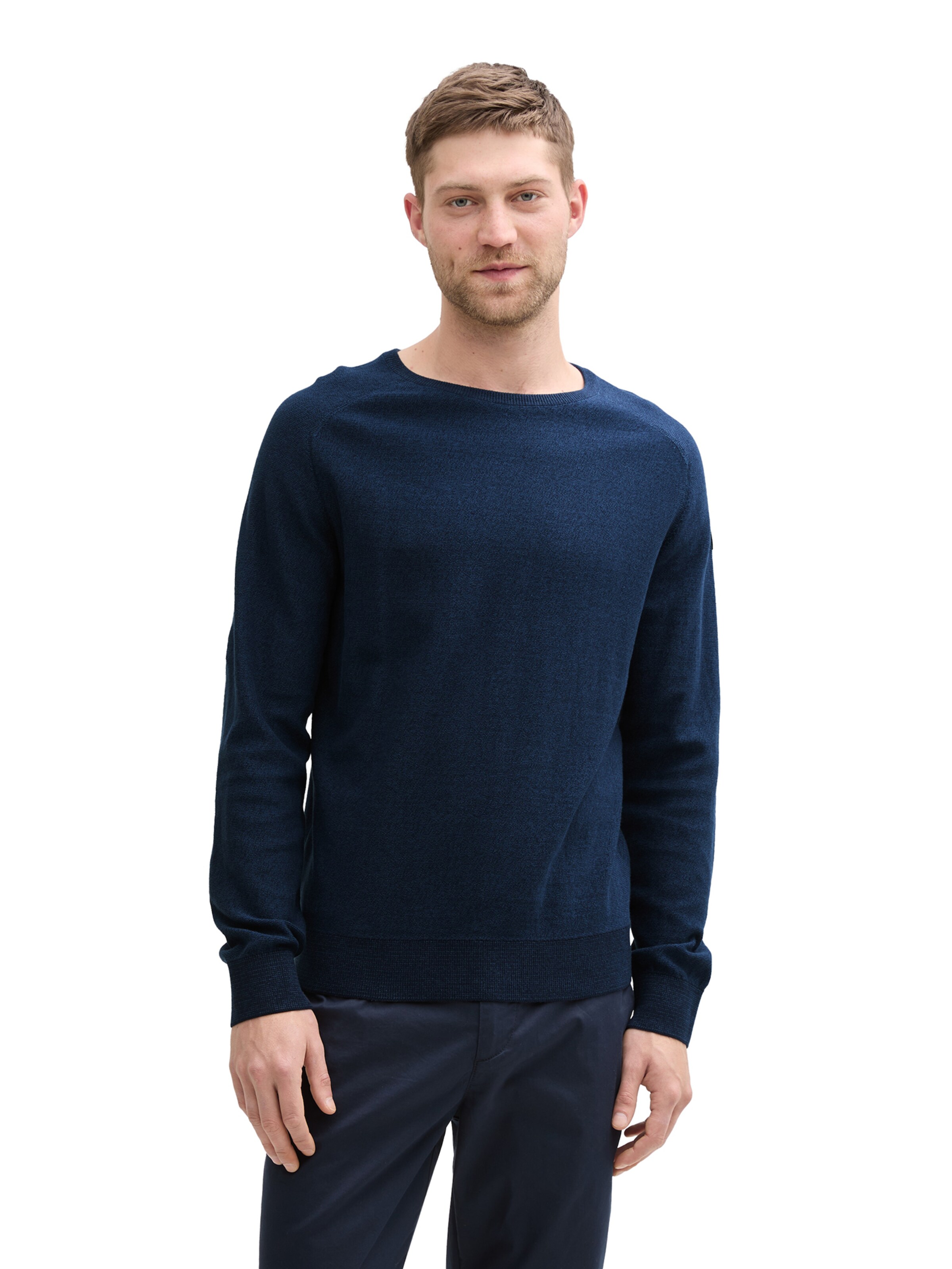 TOM TAILOR Sweater in Blue: front
