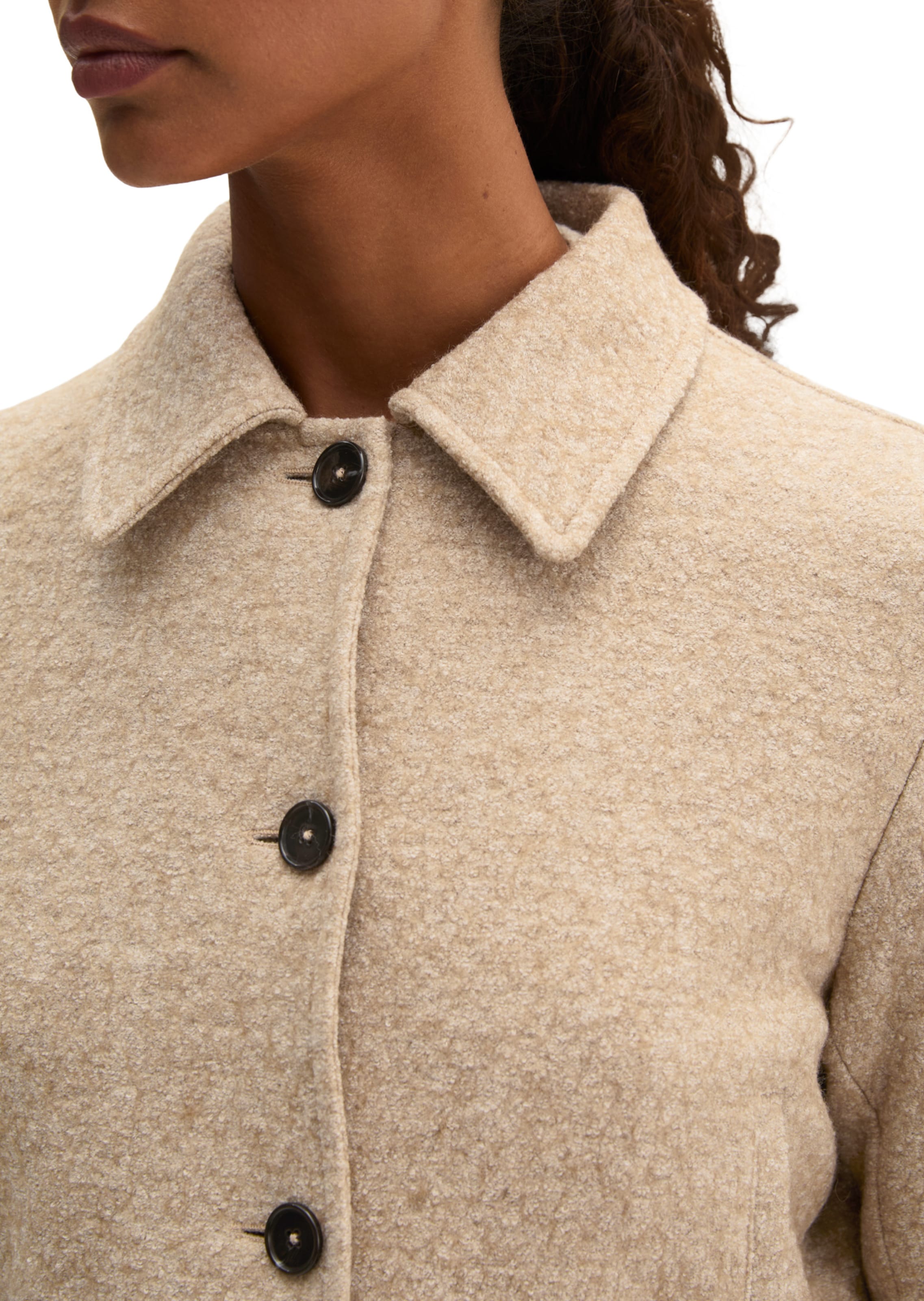 Veste mi-saison Marc O'Polo en beige : devant
