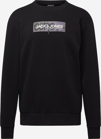 JACK & JONES Sweatshirt i sort: forside