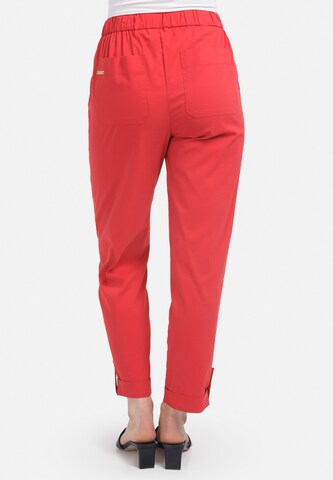 HELMIDGE Tapered Pants in Red