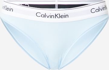 Slip de la Calvin Klein Underwear pe albastru: față