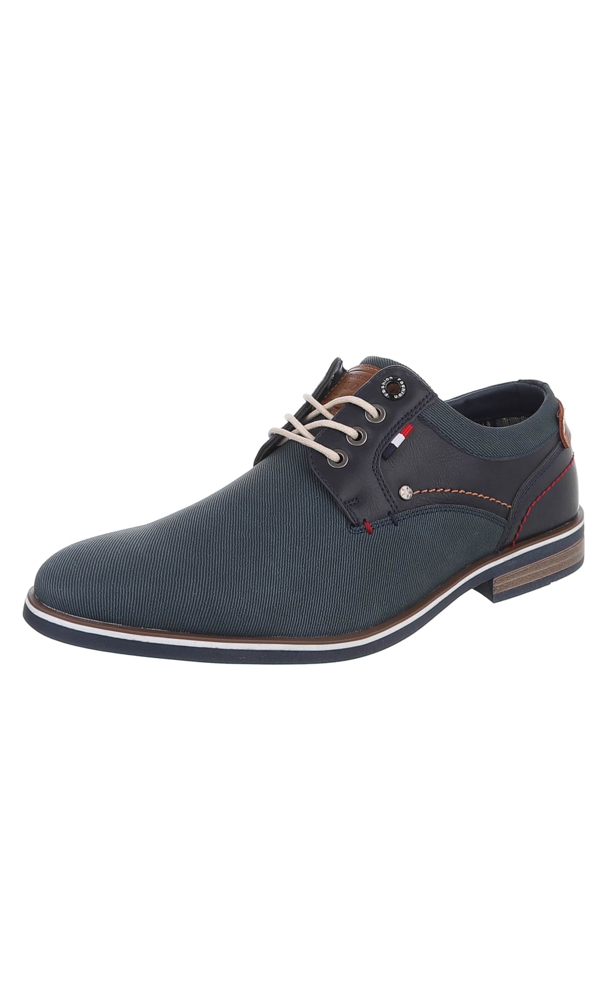 CoolWalk Lace-Up Shoes in Blue: front
