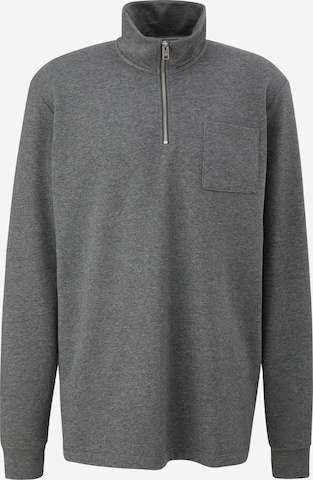 s.Oliver Men Tall Sizes Sweatshirt in Grau: predná strana