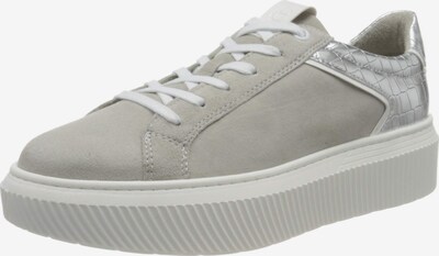 TAMARIS Sneaker low in grau / silber / weiß, Produktansicht