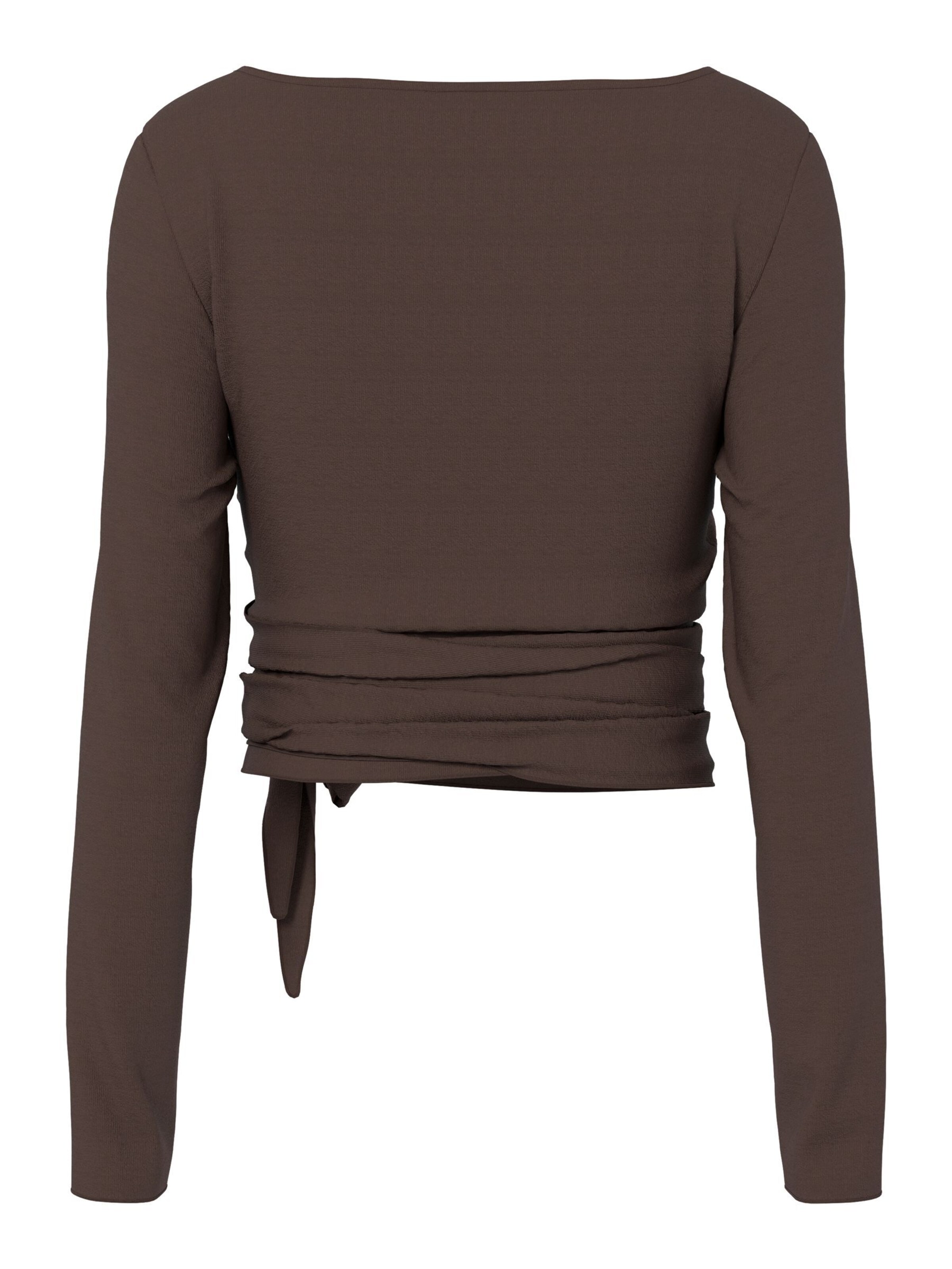 PIECES Shirts 'PCROYA' i brun