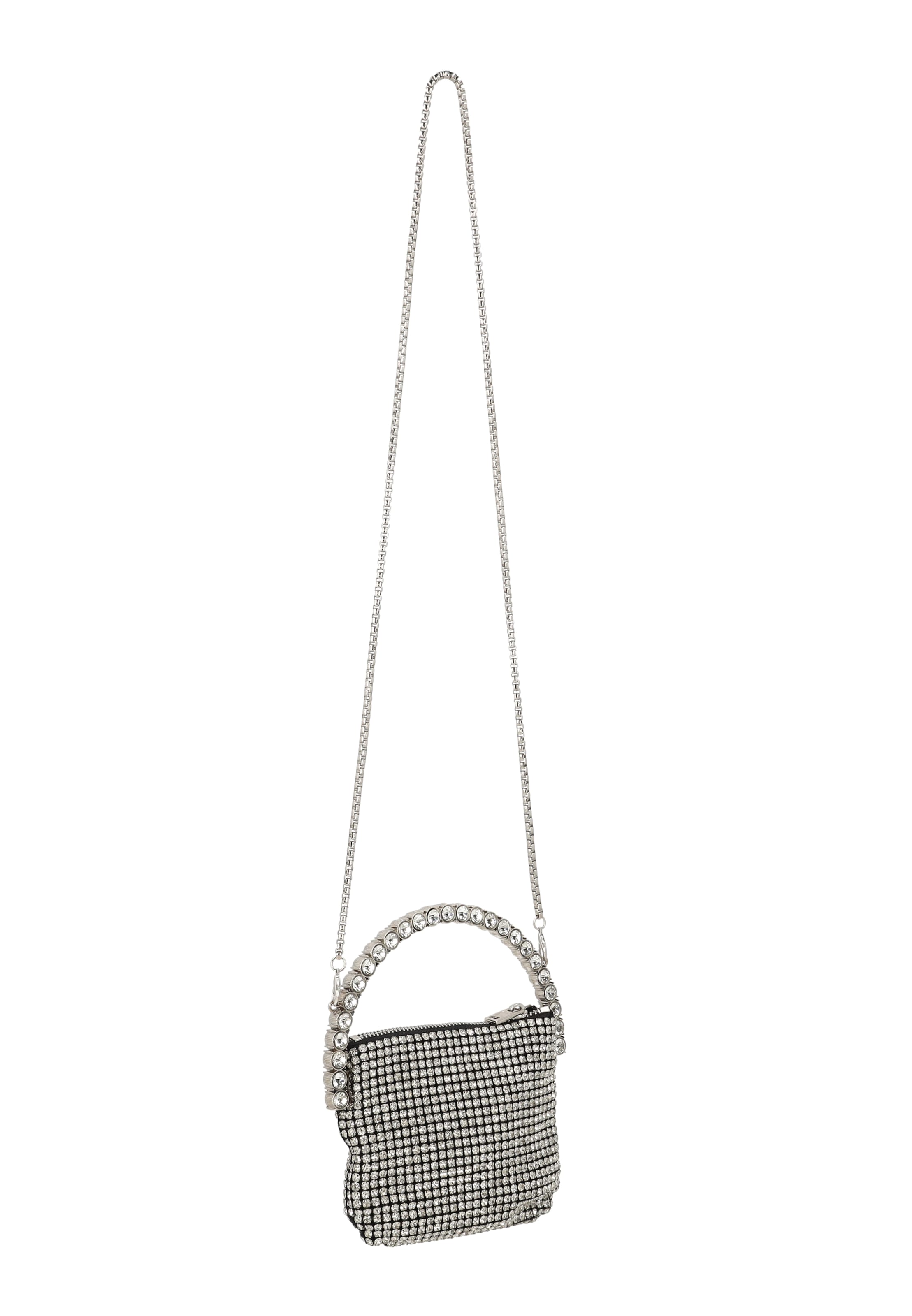 faina Tasche 'Wristlet' in Silber