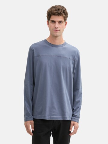 TOM TAILOR Langarmshirt in Blau: Vorderseite