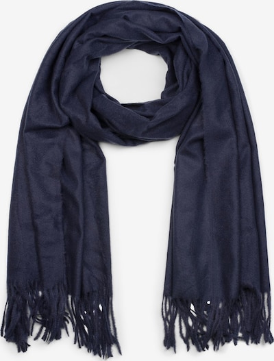 styleBREAKER Schal 'Weicher Schal Uni mit Fransen' in One Size in dunkelblau, Produktansicht