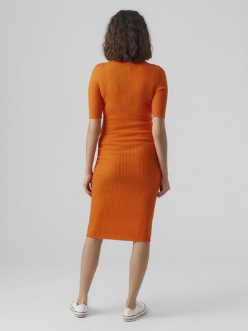 Vero Moda MaternityPletena haljina - narančasta boja