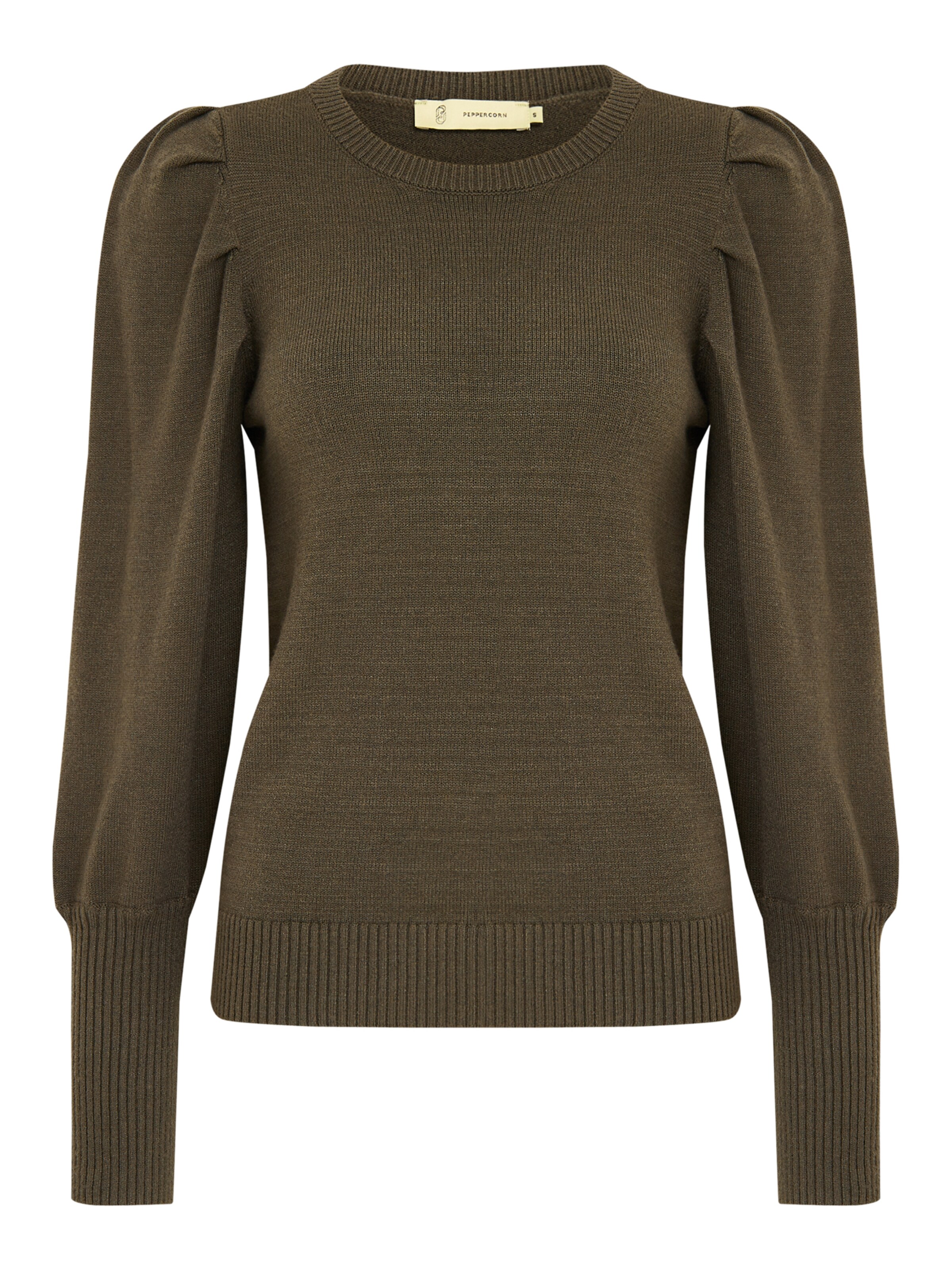 Peppercorn Sweter 'Anissa' w kolorze zielony: przód