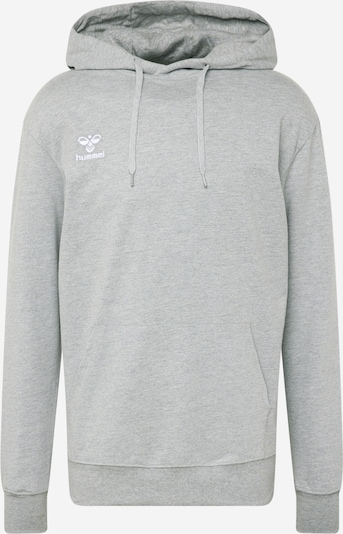Hummel Sportsweatshirt 'Go 2.0' in stone / weiß, Produktansicht