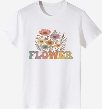 LapaPlus Shirt 'Women's Short Sleeve Shirt Summer Tops' in Weiß: Vorderseite