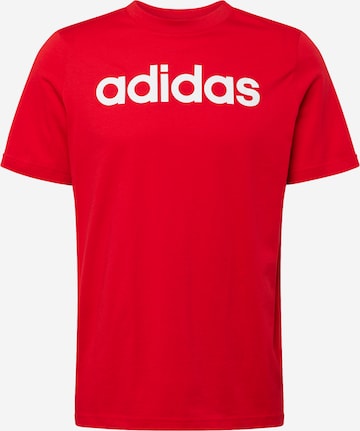 T-Shirt 'Essentials' ADIDAS SPORTSWEAR en rouge : devant