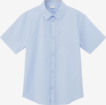 s.Oliver Regular fit Button up shirt in Blue: front