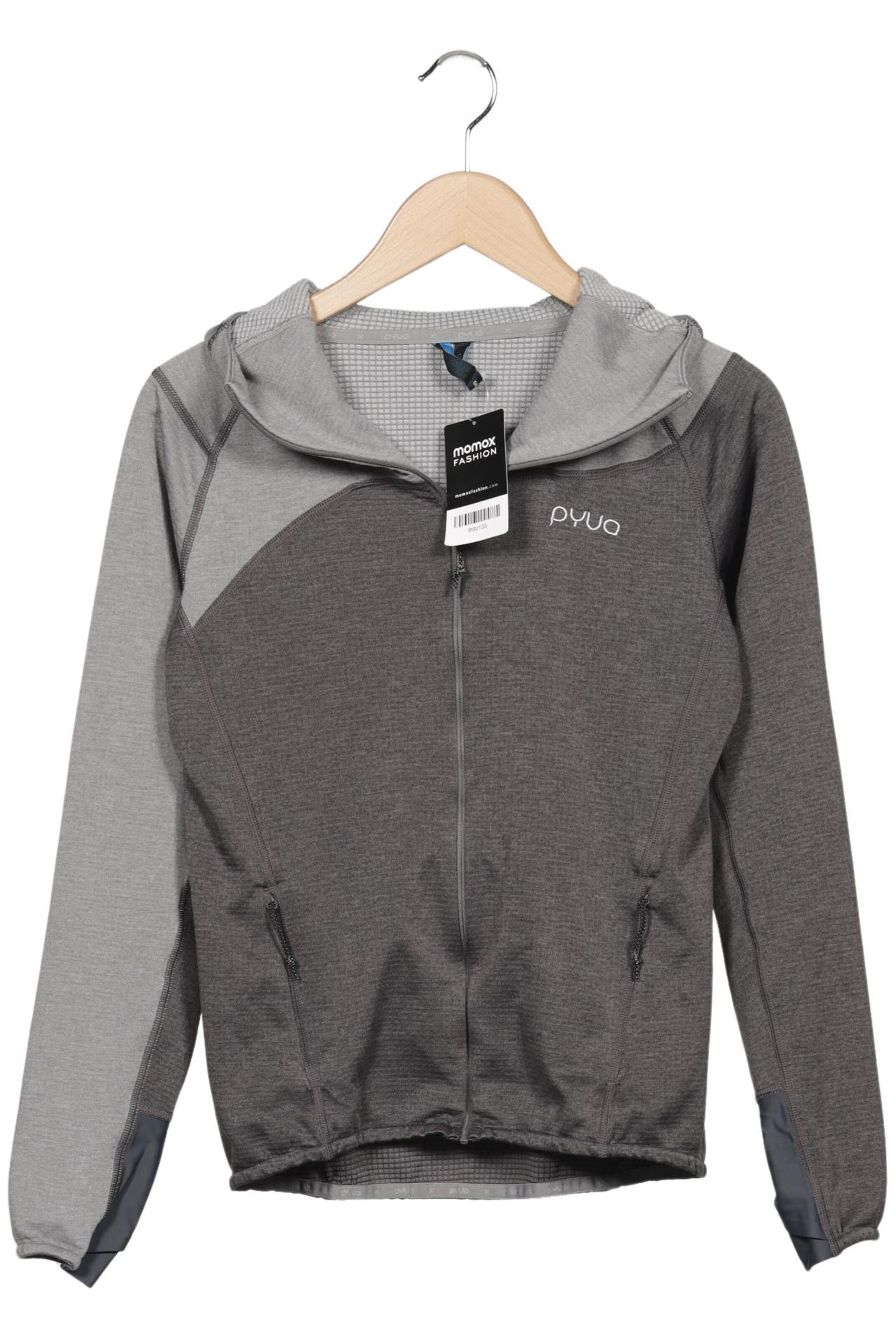 PYUA Kapuzenpullover M in Grau: Vorderseite