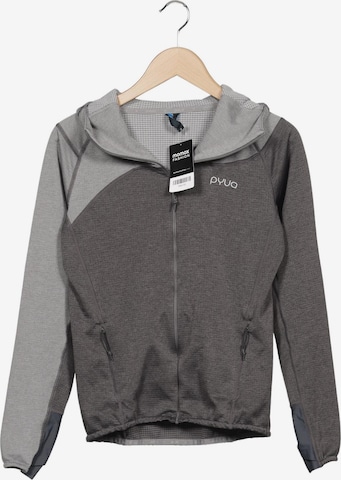PYUA Kapuzenpullover M in Grau: Vorderseite