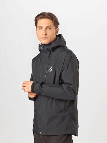 Haglöfs Outdoor jacket 'Astral' in Black: front