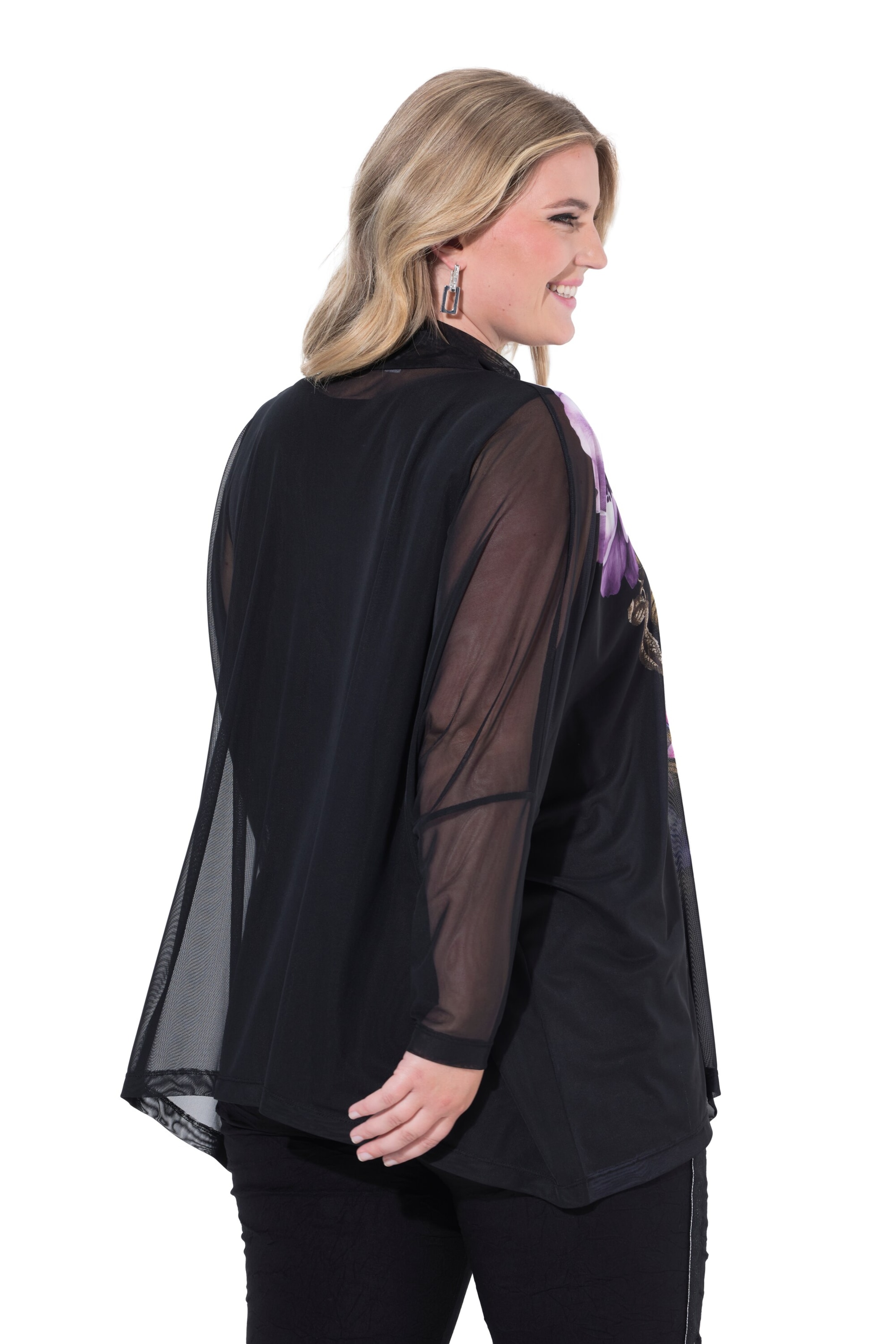 MIAMODA Blouse in Black