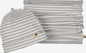 loud + proud Beanie in Grey: front