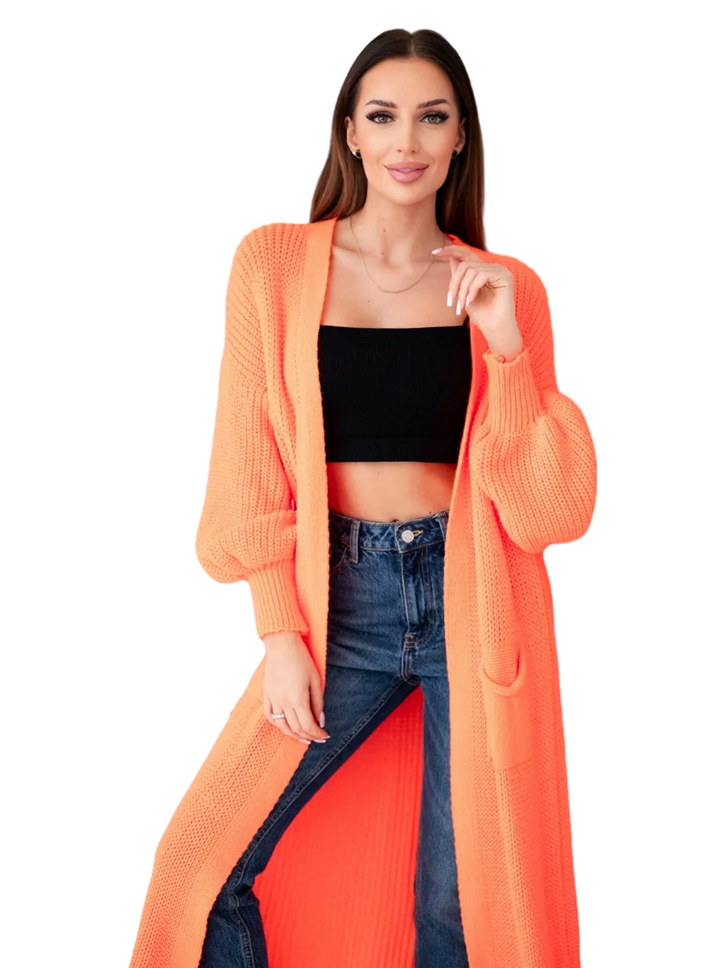 Lumera Kardigan 'Rubis' – oranžová