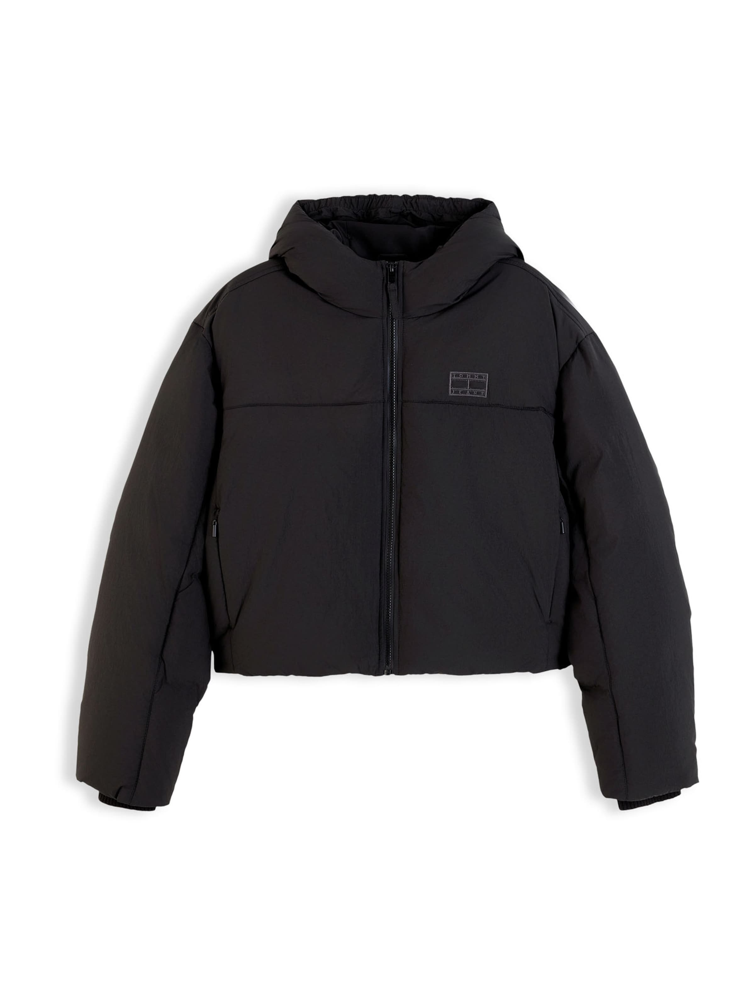 Tommy Jeans Зимняя куртка в Черный: спереди