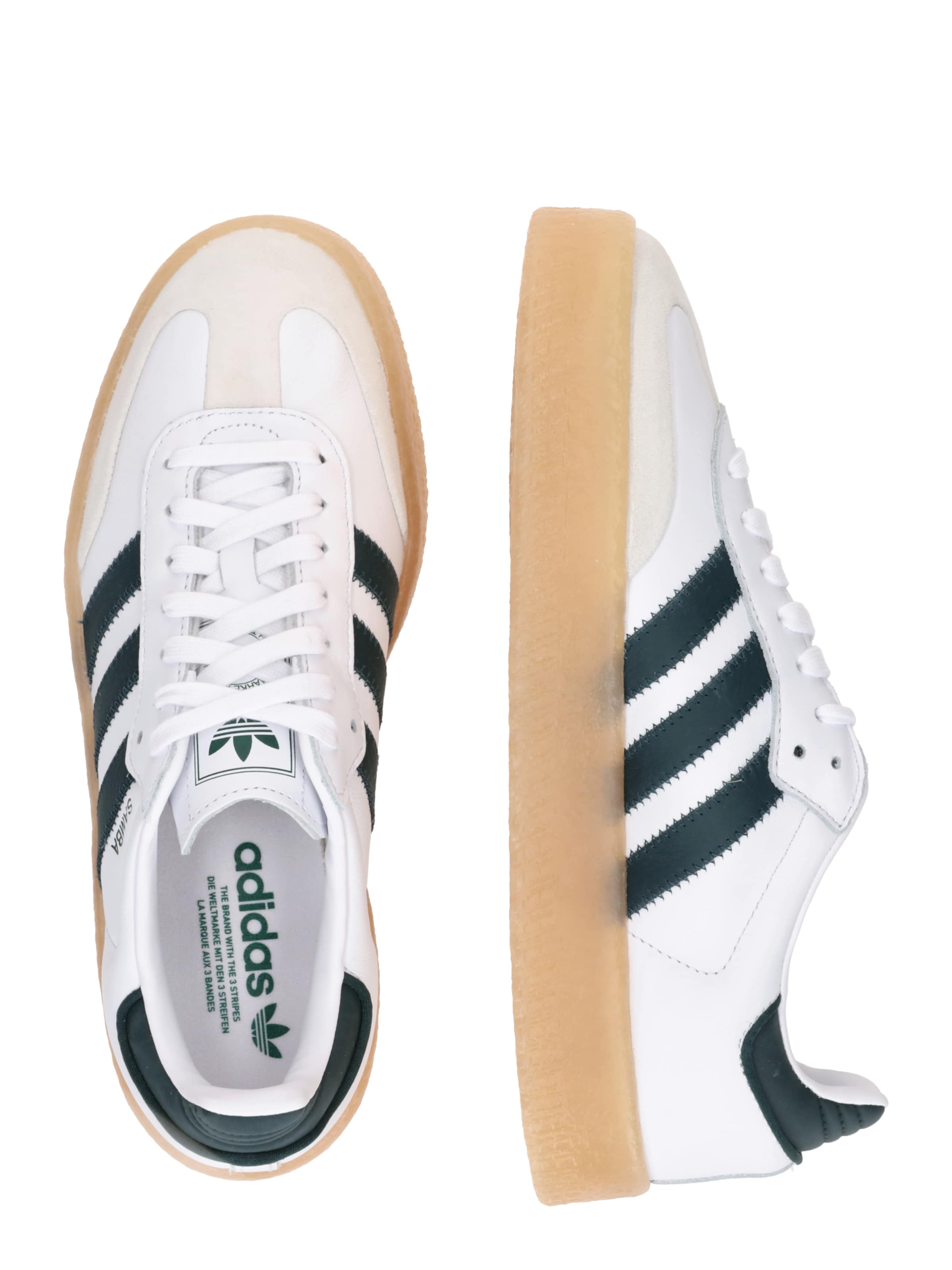 Sneaker low 'SAMBAE' de la ADIDAS ORIGINALS pe alb