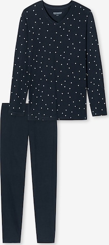 SCHIESSER Pyjama 'Essentials' in Blau: predná strana