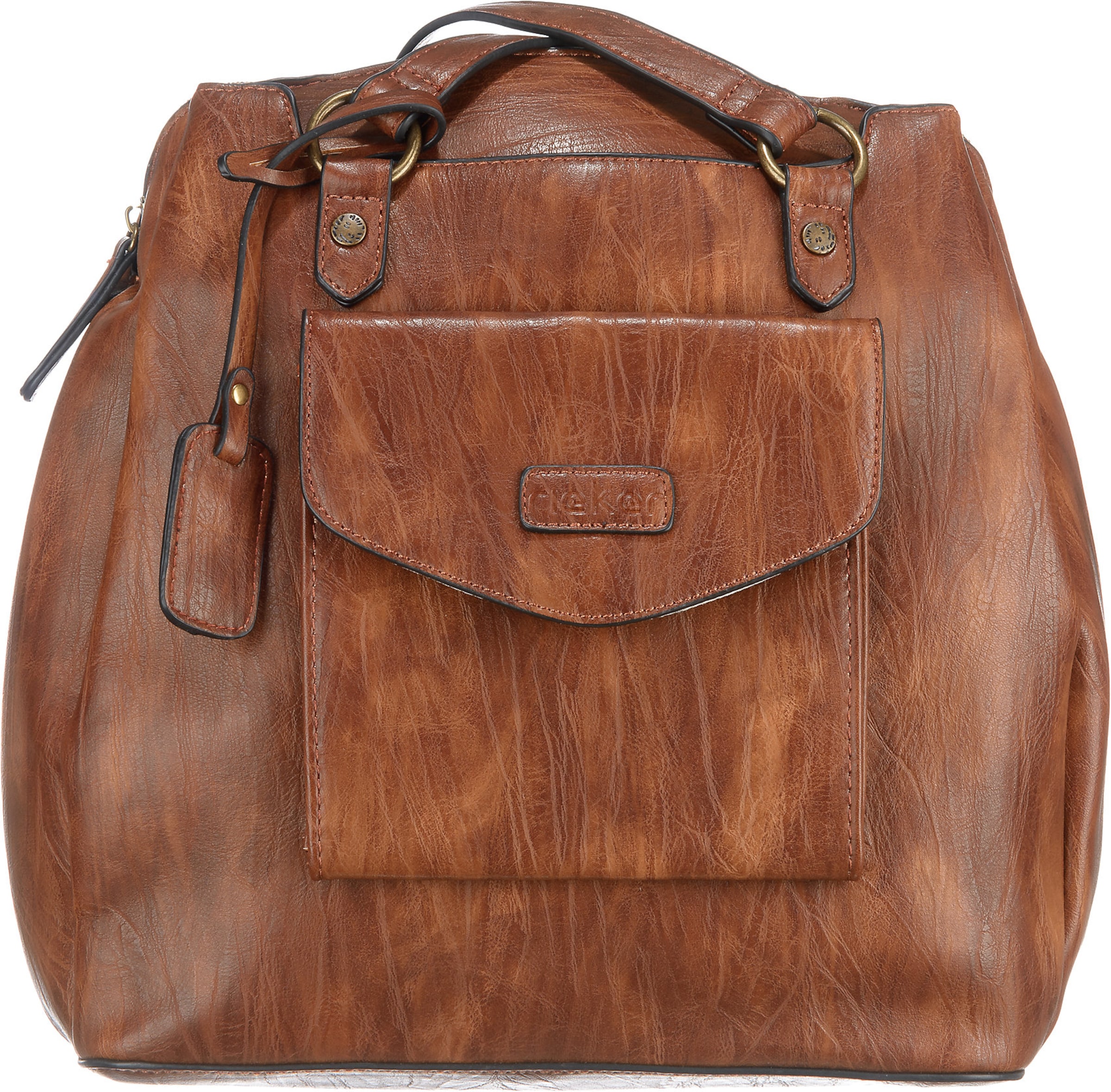 Rieker Backpack 'City' in Brown: front
