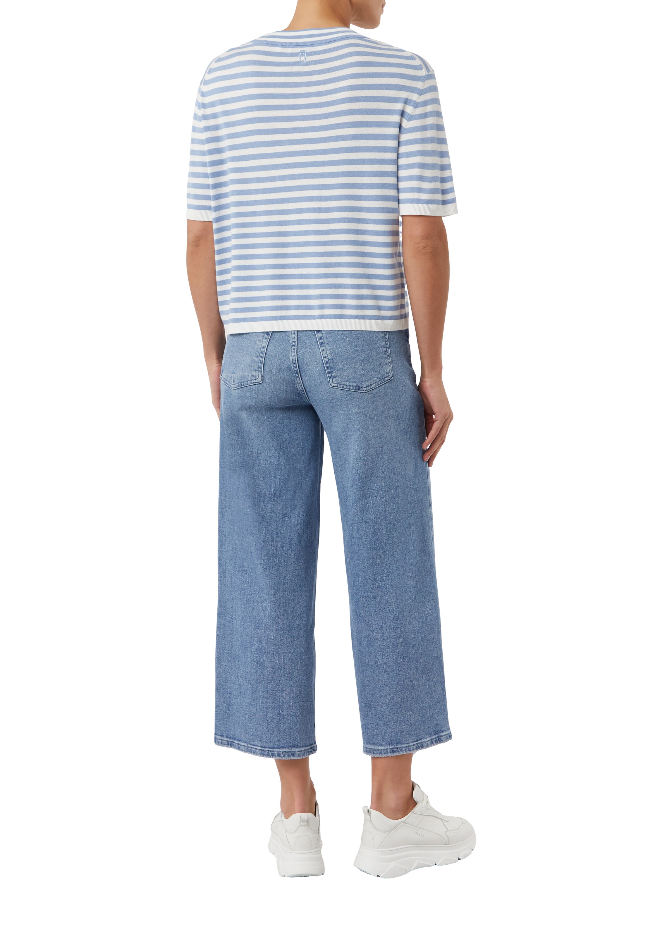 comma casual identity Sweater in Blue: back