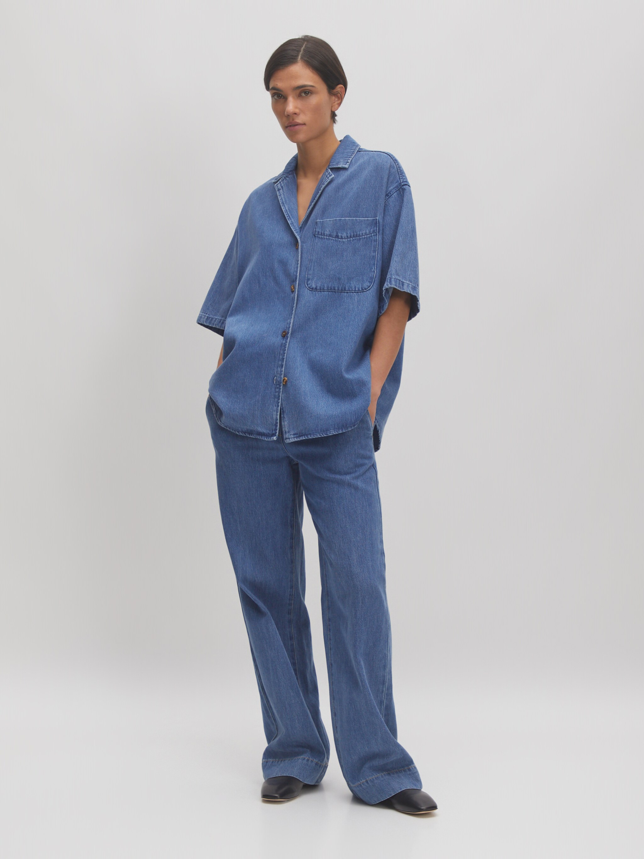 EDITED Producten Blouse 'Pheline' Blauw