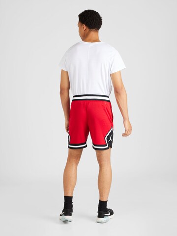 JordanLoosefit Sportske hlače 'Diamond' - crvena boja