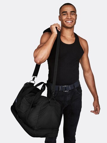 normani Travel Bag 'Alert' in Black: front