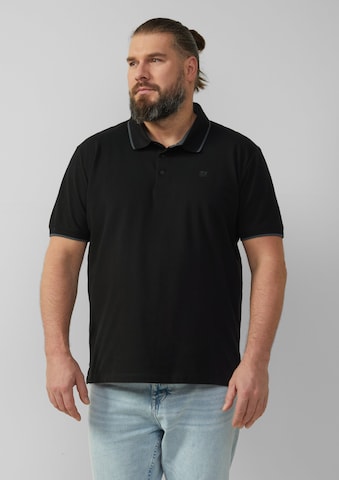 s.Oliver Poloshirt in Schwarz: Vorderseite