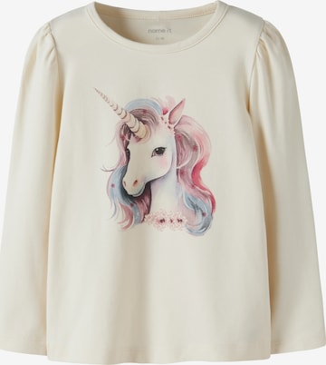 NAME IT Shirt 'NMFKIMIA' in White: front