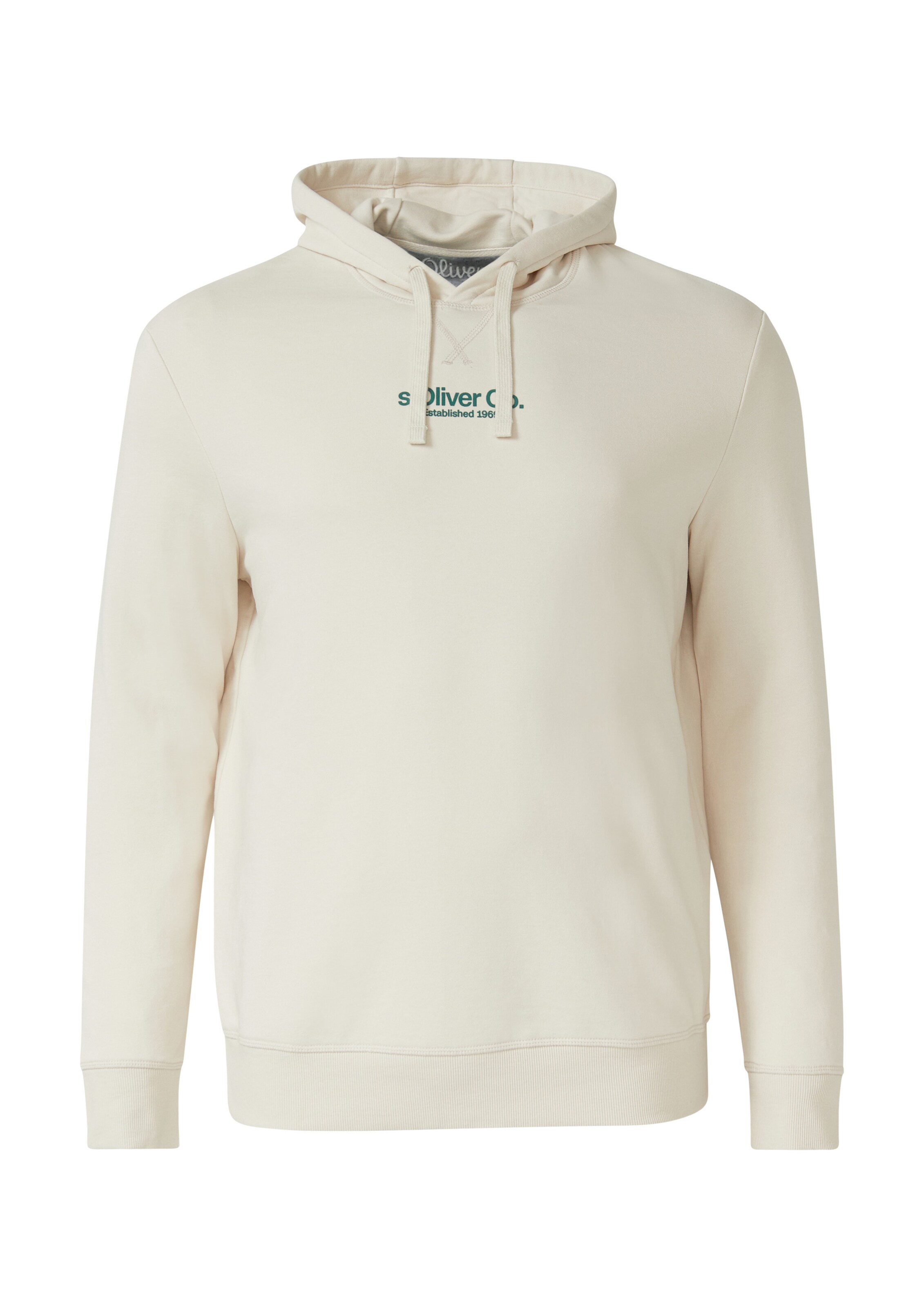 Sweat-shirt s.Oliver en beige : devant