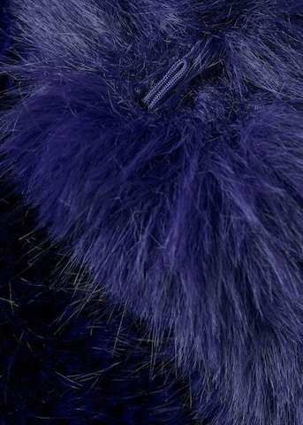 MANGO Between-Seasons Coat in Blue