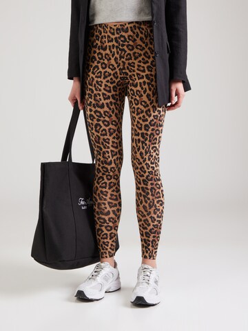 Skinny Pantaloni 'Laurentia' di ABOUT YOU in marrone: frontale