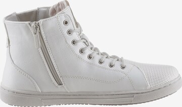 MUSTANG Sneaker high i hvid