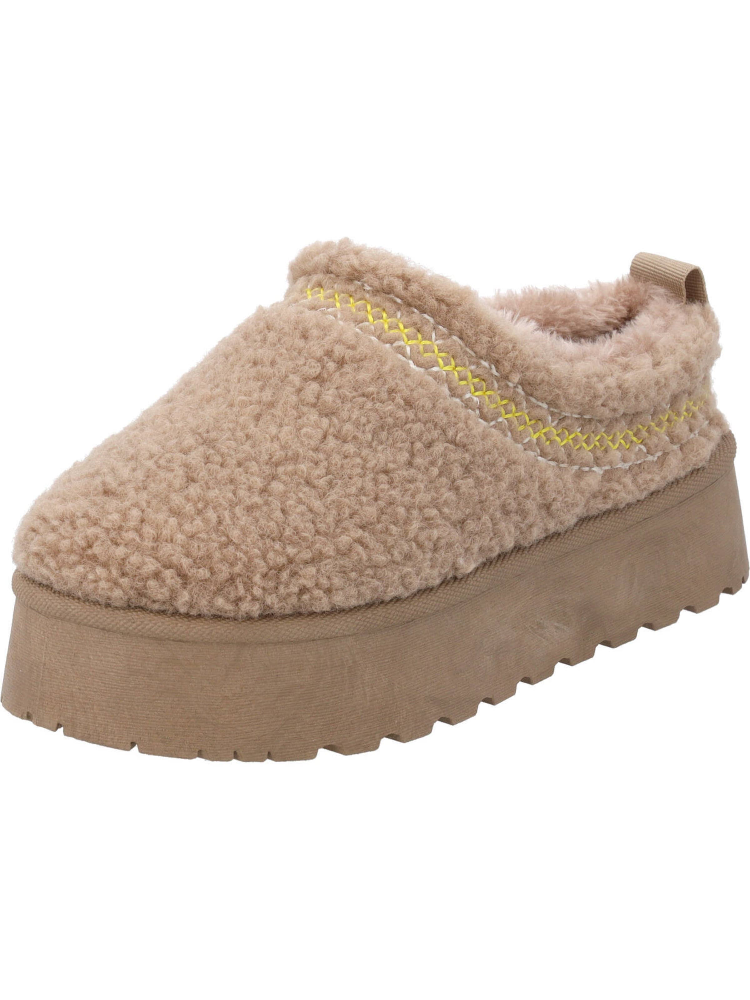 Palado by Sila Sahin Hausschuh 'Lorlea' in Beige: Vorderseite